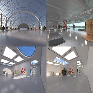 3D model Art Gallery Collection 07