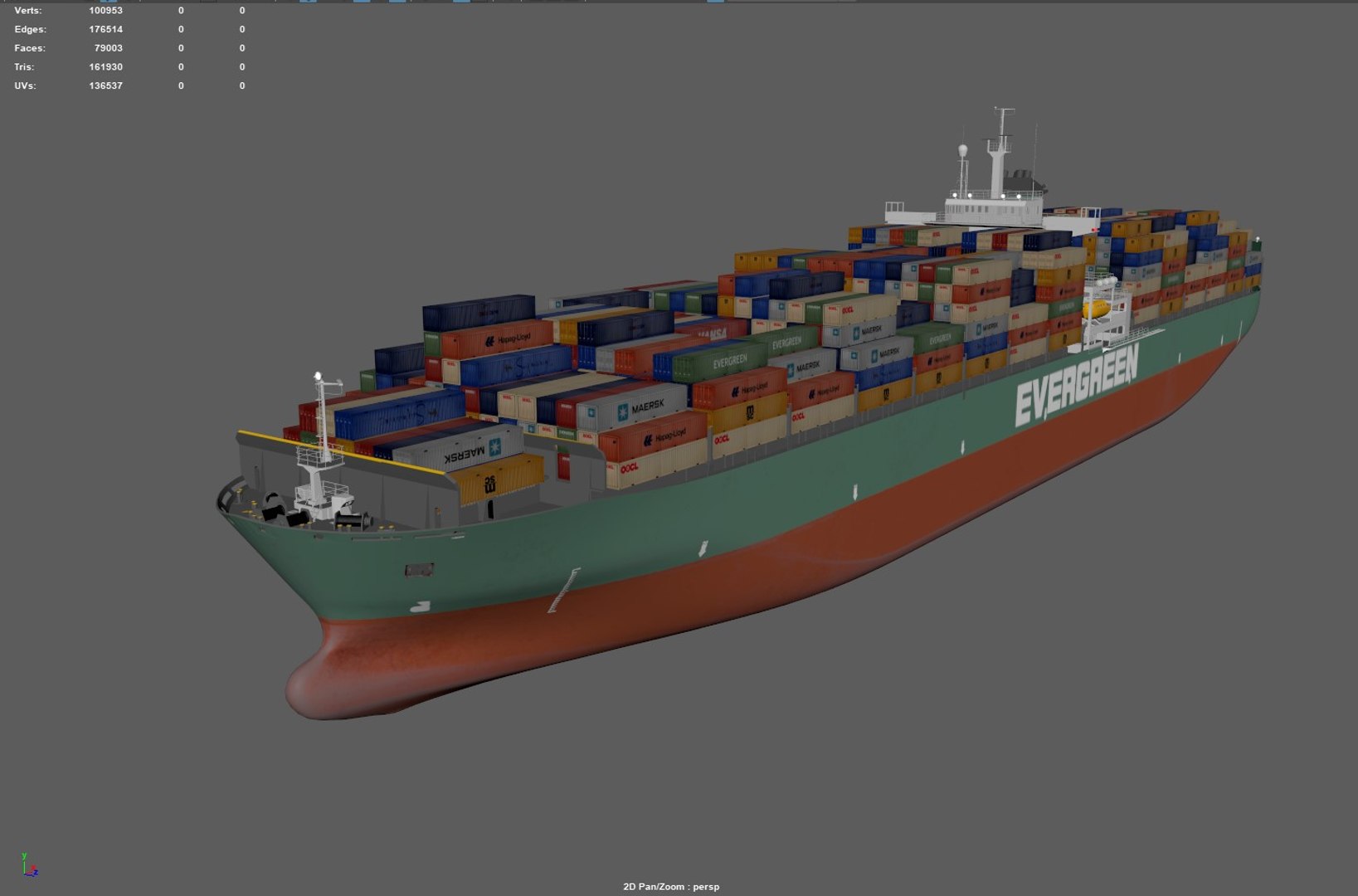 3D Ship Container Model - TurboSquid 1713148