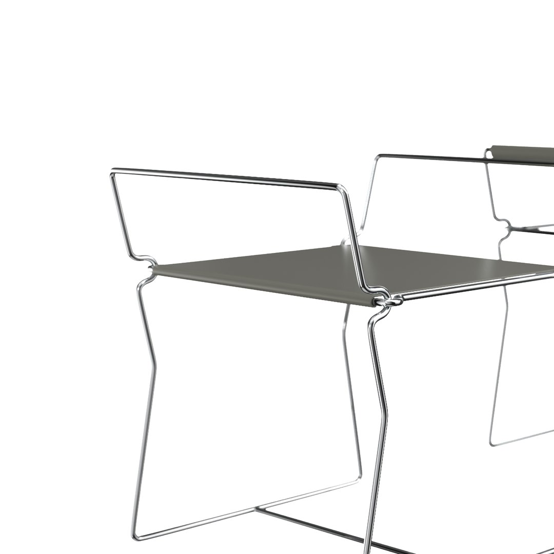 B and B Italia Pyllon bijzettafel 3D model - TurboSquid 2087153