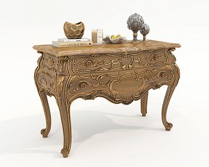 European Classic style Cabinet and Decoration 9 3D model