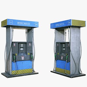 ready gas pump 3D