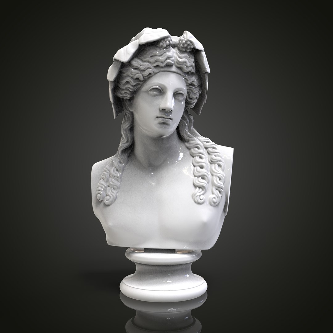 Dionysus Bust 3D Model - TurboSquid 1878097