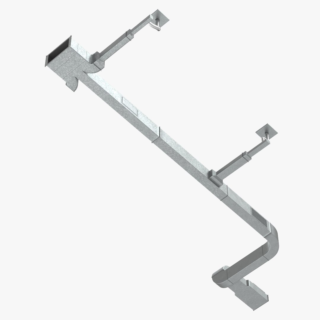 Air Conditioning Ducting 2 3D model preview