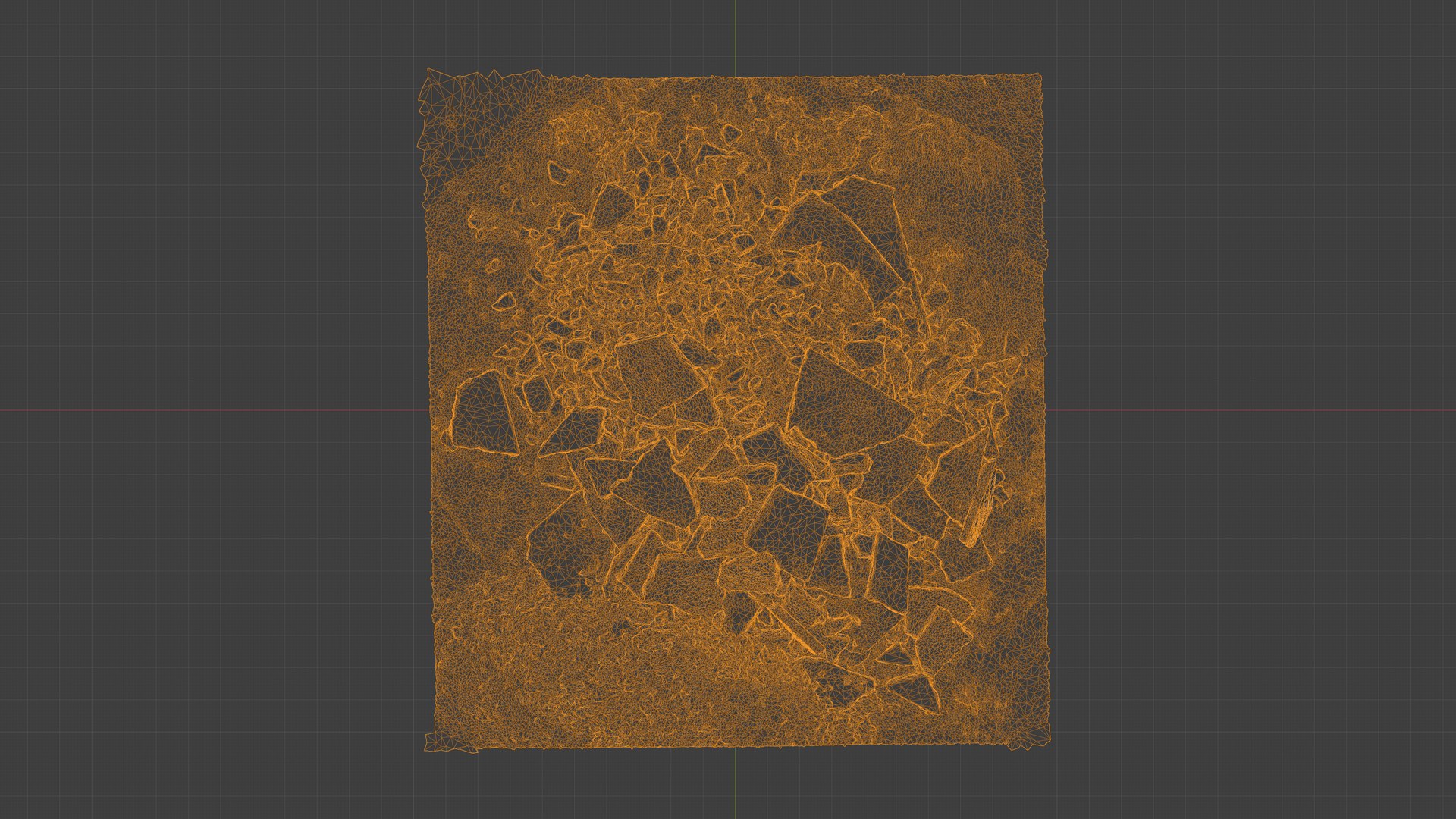 3D 3d Scan Pile Of Broken Asphalt And Concrete Rubble - TurboSquid 2399476