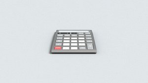 3D laos Old Calculator model