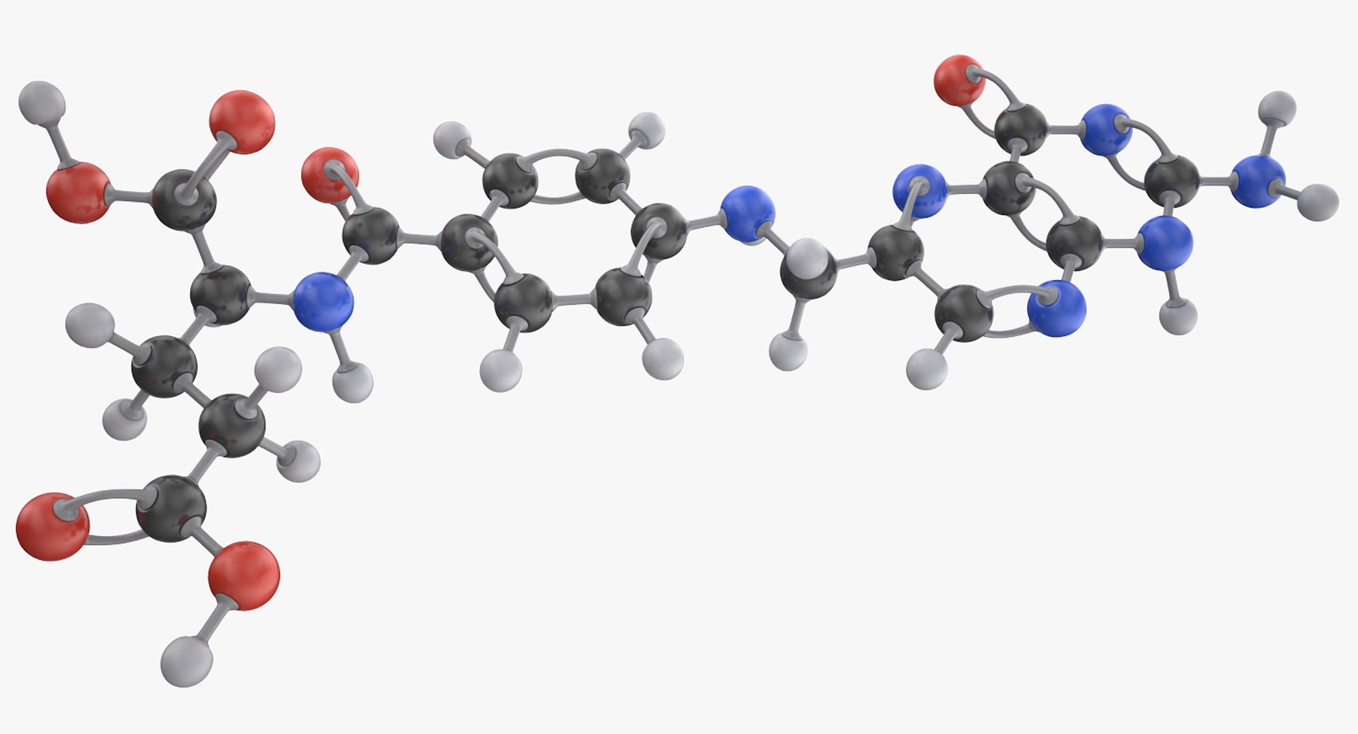 3D Vitamin B9 Molecule - TurboSquid 1165465