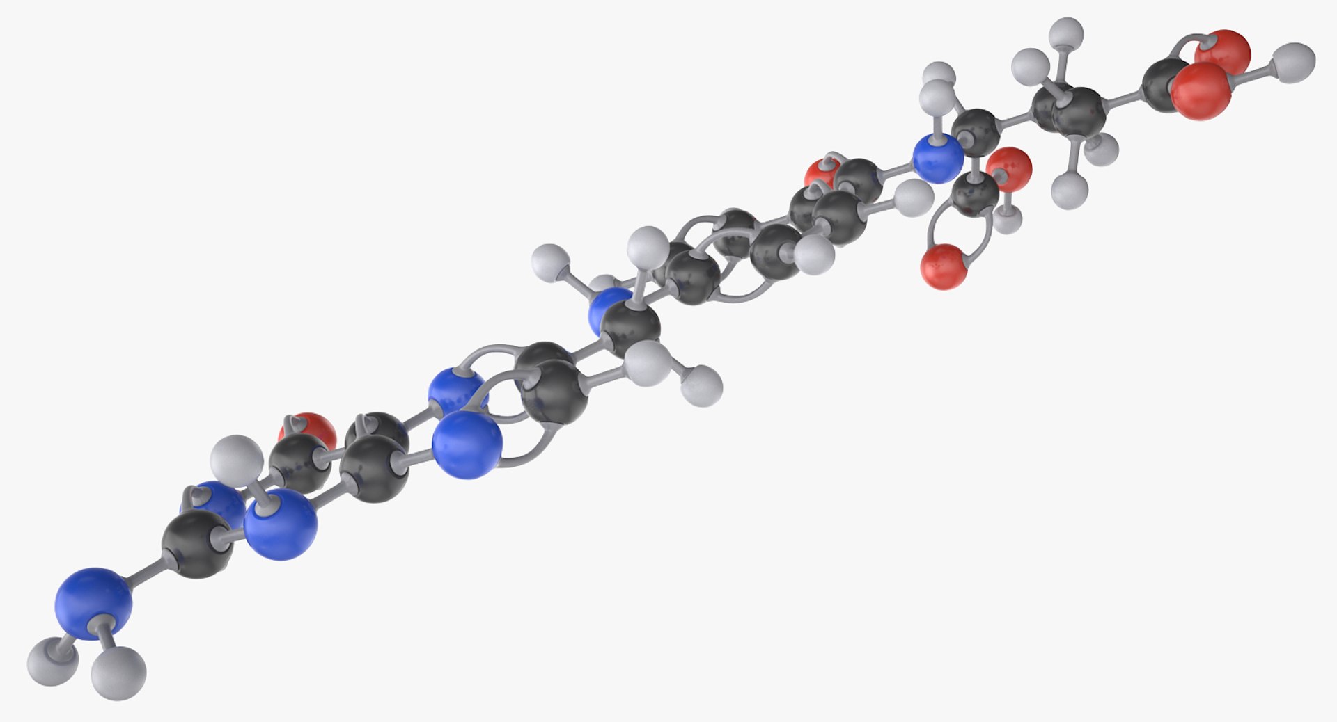 3D Vitamin B9 Molecule - TurboSquid 1165465
