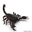 Чёрный скорпион, украшенный мехом, 3D модель