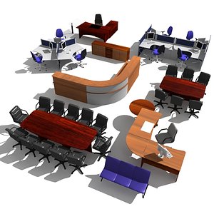 office furniture pack 3d model