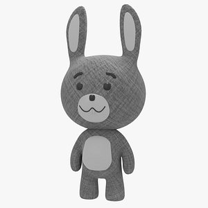 3D model Bunny ragdoll character