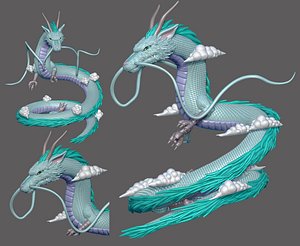 dragon form haku 3D model