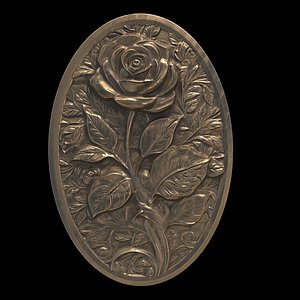 Rose Elegance Relief  print