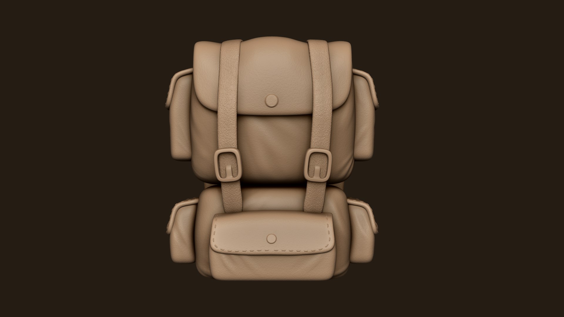 Camouflage backpack - military 3D model - TurboSquid 1642455