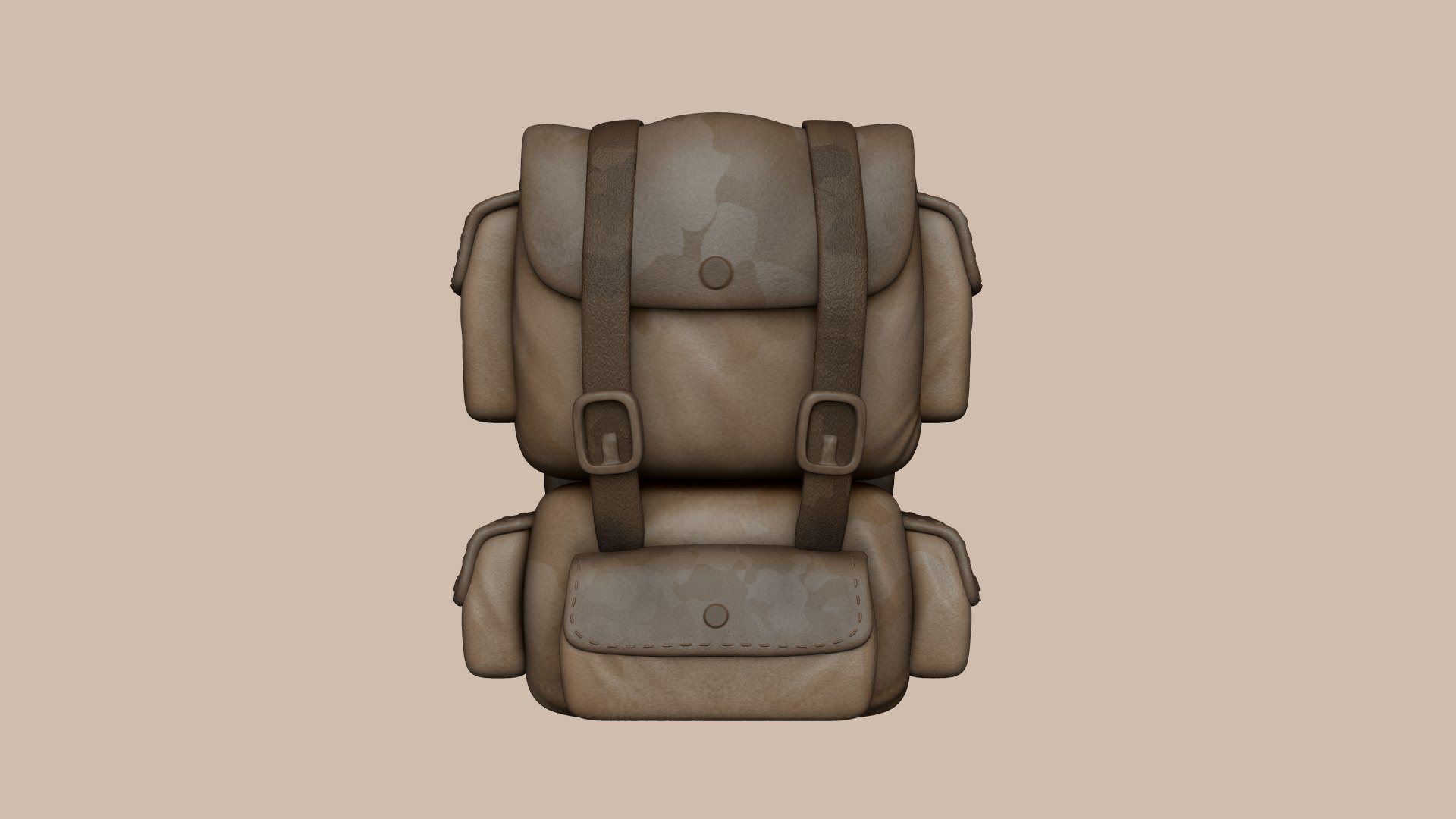 Camouflage backpack - military 3D model - TurboSquid 1642455