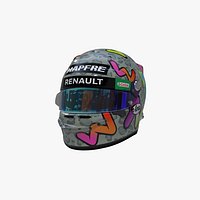 Ricciardo helmet 2020