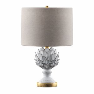 Regina Andrew Leafy Artichoke Ceramic Table Lamp