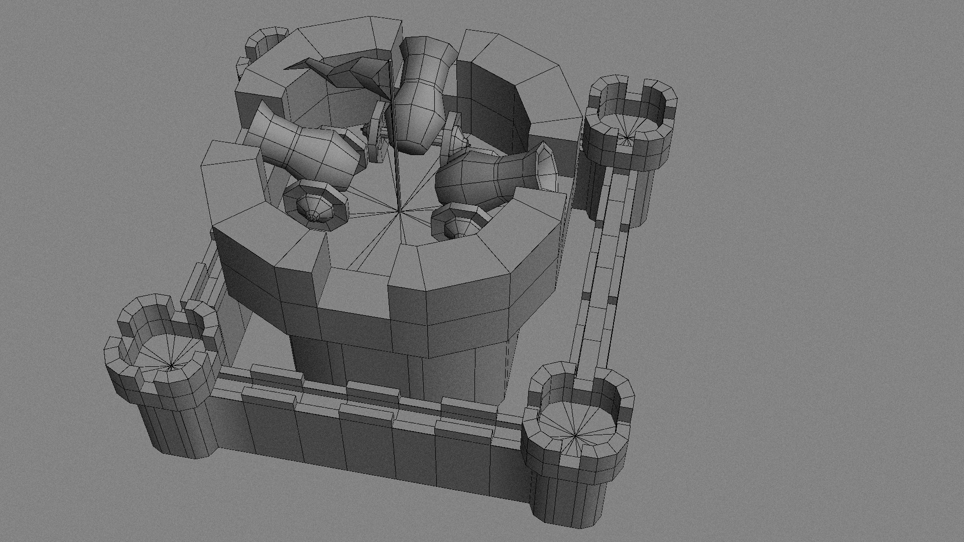 3D модель Крошечный замок - TurboSquid 1679640