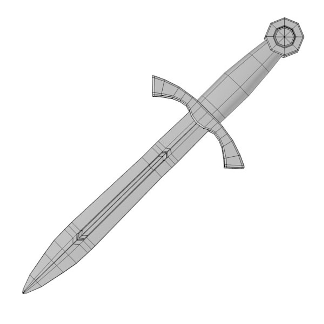 3d model daggers