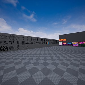 Graffiti Tag Pack Decals II for UE4 and Unity 3D