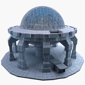 3d model dome city mht-02