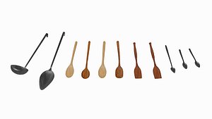 Spoon 3D Model Collection