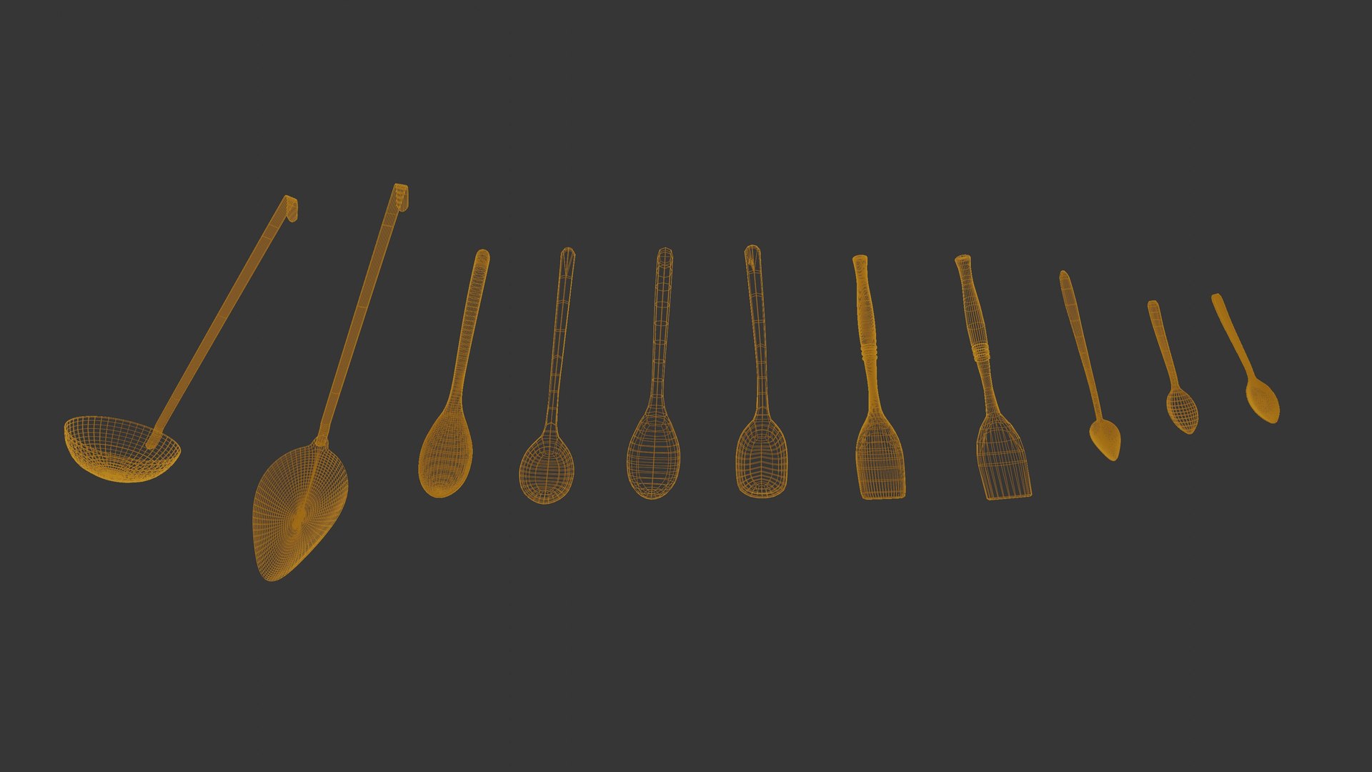 Spoon 3D Model Collection 3D - TurboSquid 2050736
