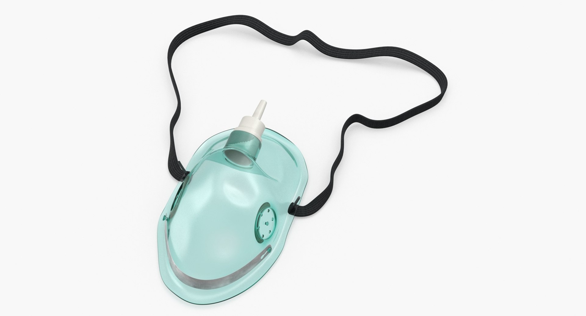 Portable Medical Oxygen Mask Face Mask 3D model preview