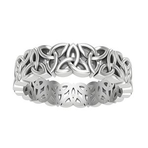 ring with Celtic ornaments