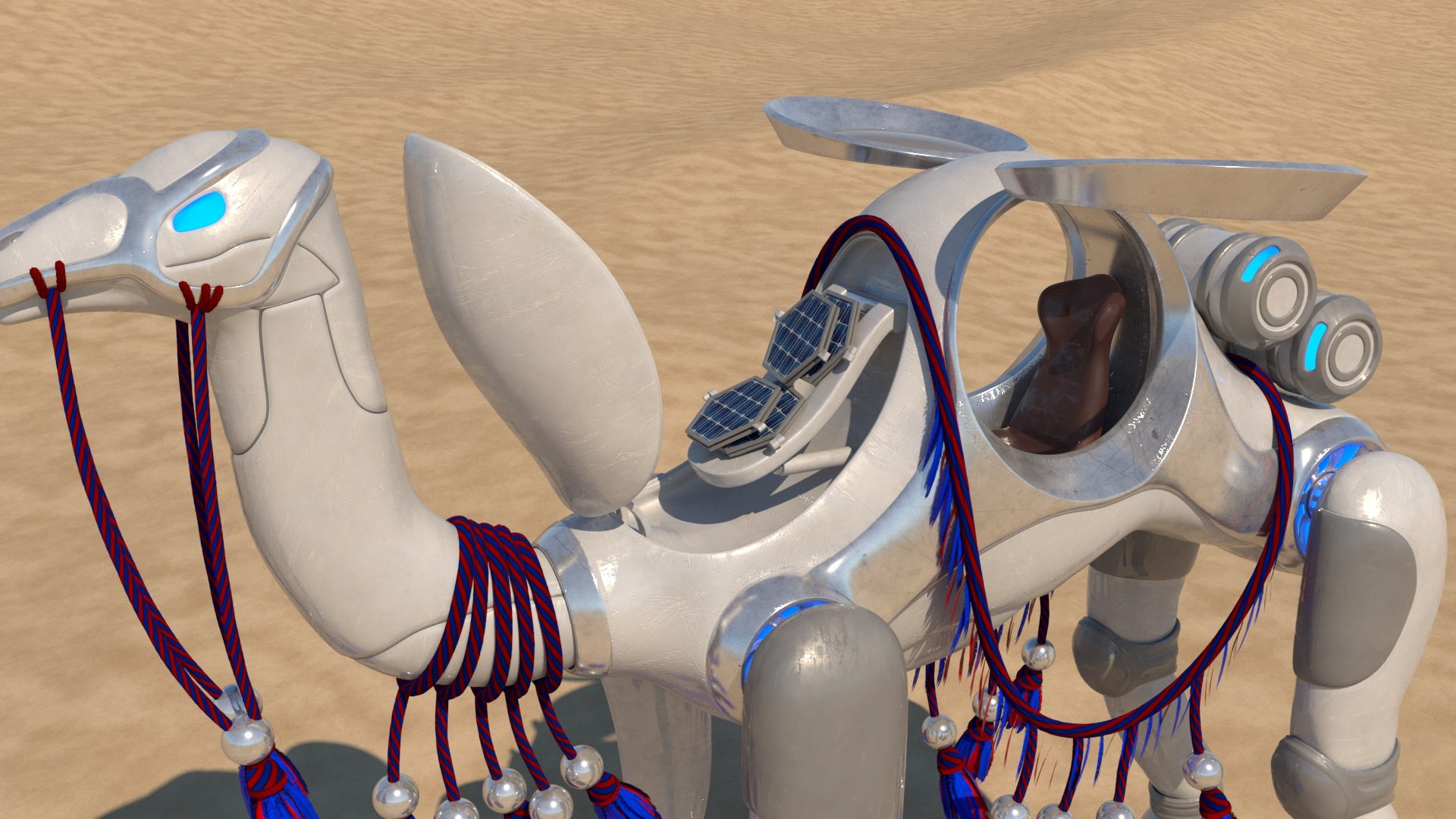 Sci-fi Camel 3D Model - TurboSquid 1617868