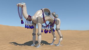 sci-fi camel 3D model
