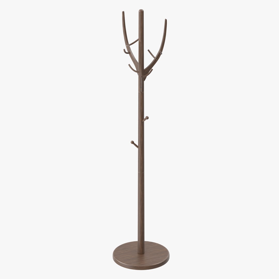 3D solid wood coat rack model https://p.turbosquid.com/ts-thumb/tG/Nj9Fdm/Di/13/jpg/1677705621/1920x1080/fit_q87/efe1063da08a72157897c27c390addc2367b8c75/13.jpg
