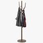 solid wood coat rack