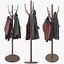 solid wood coat rack