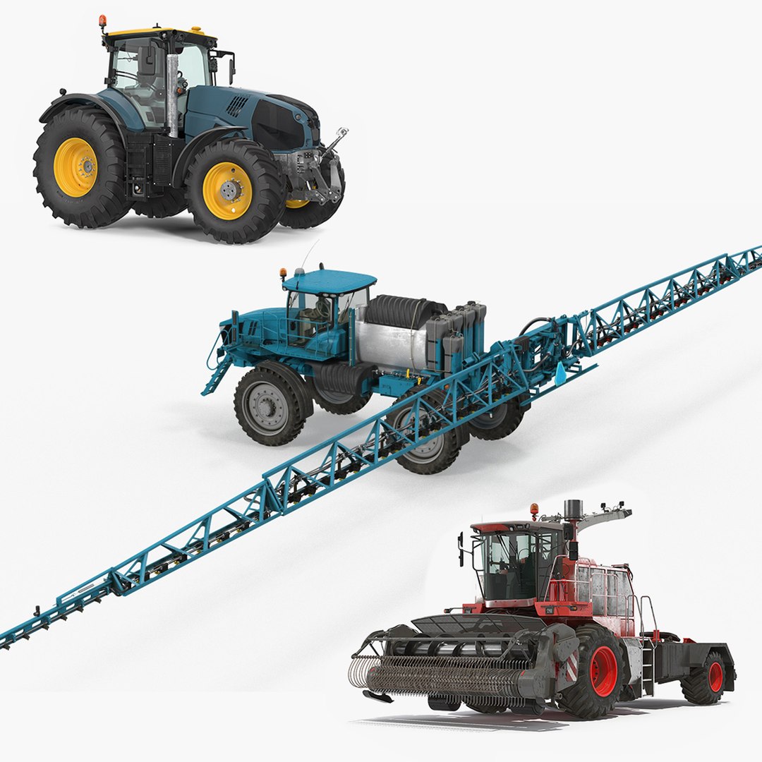 Farm Vehicles Collection 2 3D model preview