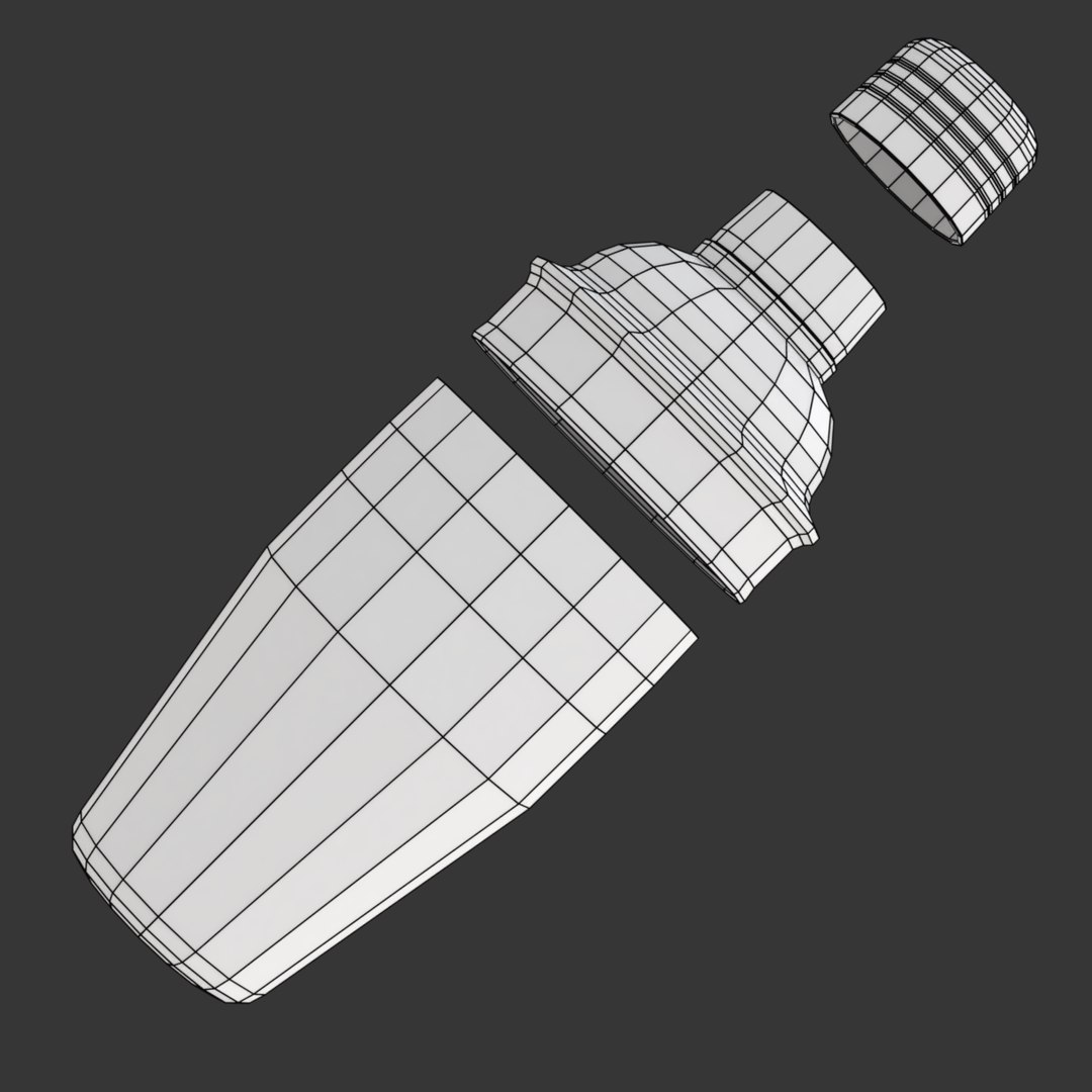 Cocktail Shaker 3D Model - TurboSquid 1263546