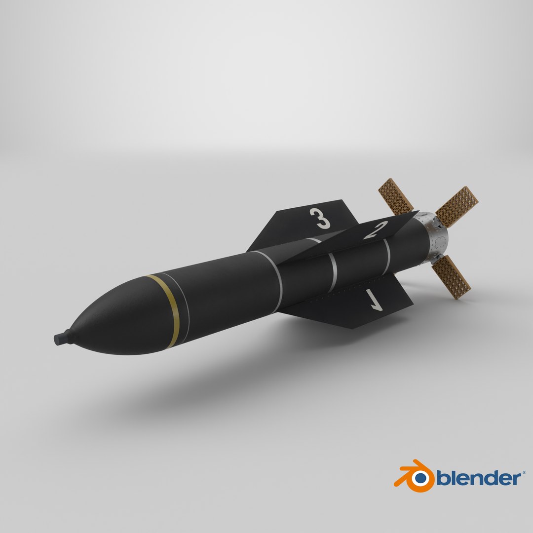 3D GBU-57 MOP Guided Bomb Unit Black Flight Test Edition PBR https://p.turbosquid.com/ts-thumb/tG/SRjnew/7g/stemcell_blender_cycles_render/png/1790624276/1920x1080/fit_q87/eb9e51733324c92d43c175d18f2c56ddfe368bc7/stemcell_blender_cycles_render.jpg
