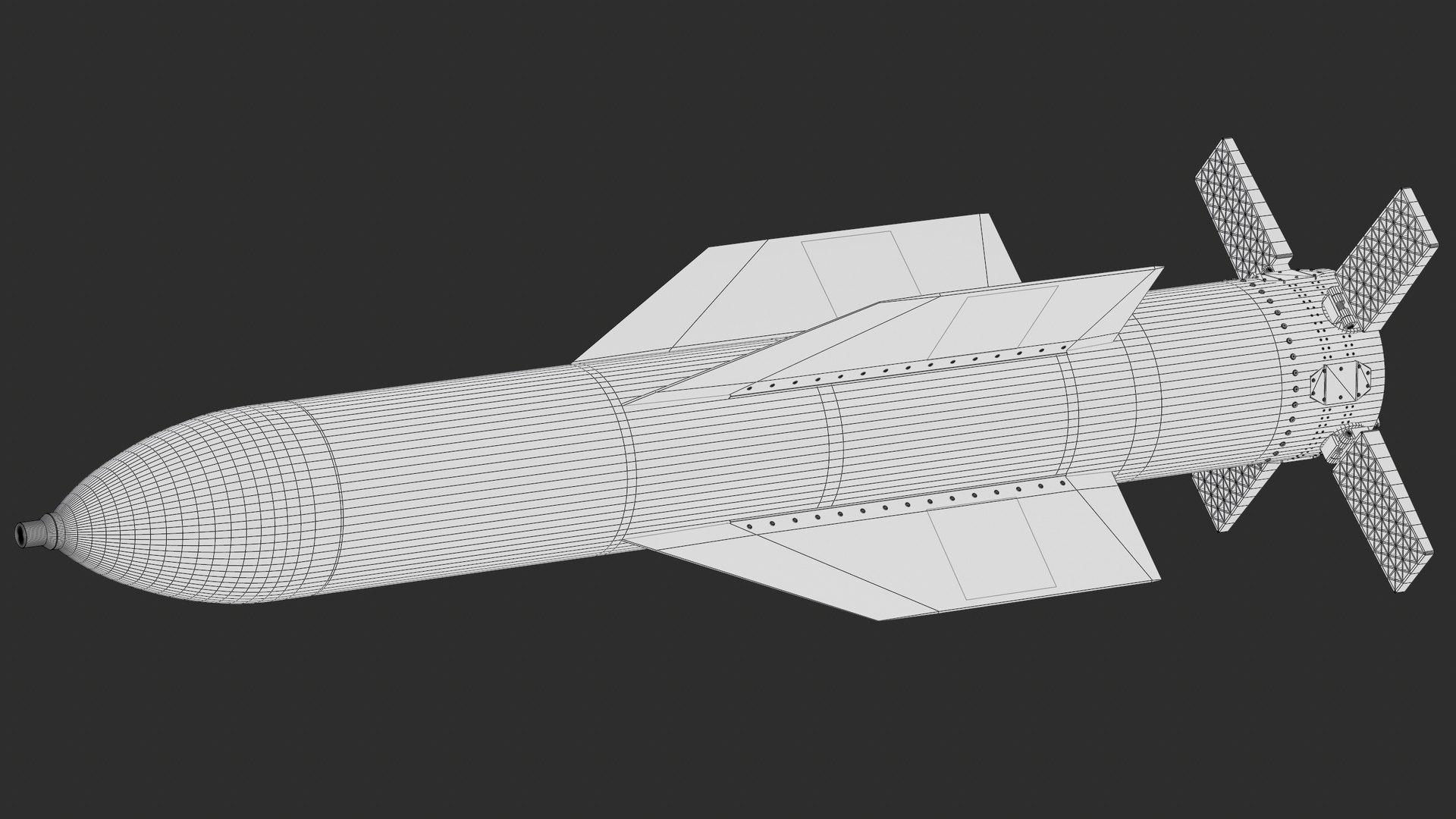 3D GBU-57 MOP Guided Bomb Unit Black Flight Test Edition PBR https://p.turbosquid.com/ts-thumb/tG/SRjnew/aG/screenshot049/png/1790410598/1920x1080/fit_q87/21bea3869d55d81c75e8f266f73d388e964caae7/screenshot049.jpg