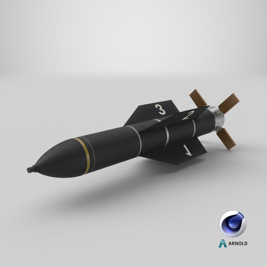 3D GBU-57 MOP Guided Bomb Unit Black Flight Test Edition PBR https://p.turbosquid.com/ts-thumb/tG/SRjnew/bC/stemcell_cinema_4d_arnold_render/png/1790624281/1920x1080/fit_q87/ef438ac650ee52207740fd43a819defa05ccf897/stemcell_cinema_4d_arnold_render.jpg