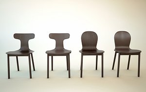 free c4d model chair bac
