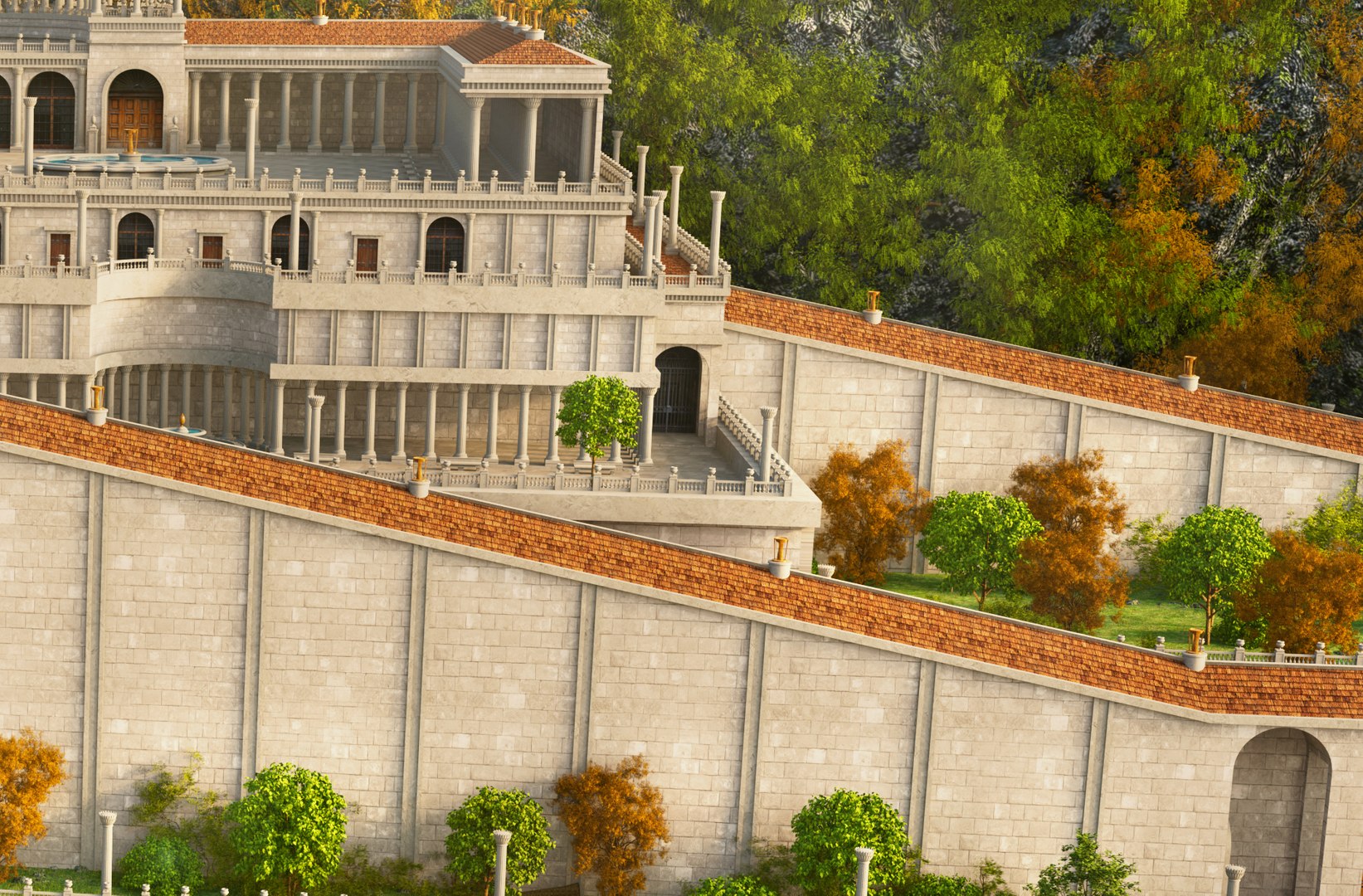 The temple of Fortuna Primigenia Environment 3D https://p.turbosquid.com/ts-thumb/tG/UZfuOR/Wk/fortunaland11/jpg/1762857763/1920x1080/fit_q87/f505e5c20cfdd69b52f8163f1e5f8bc882a10101/fortunaland11.jpg
