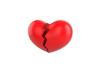 broken heart 3D model