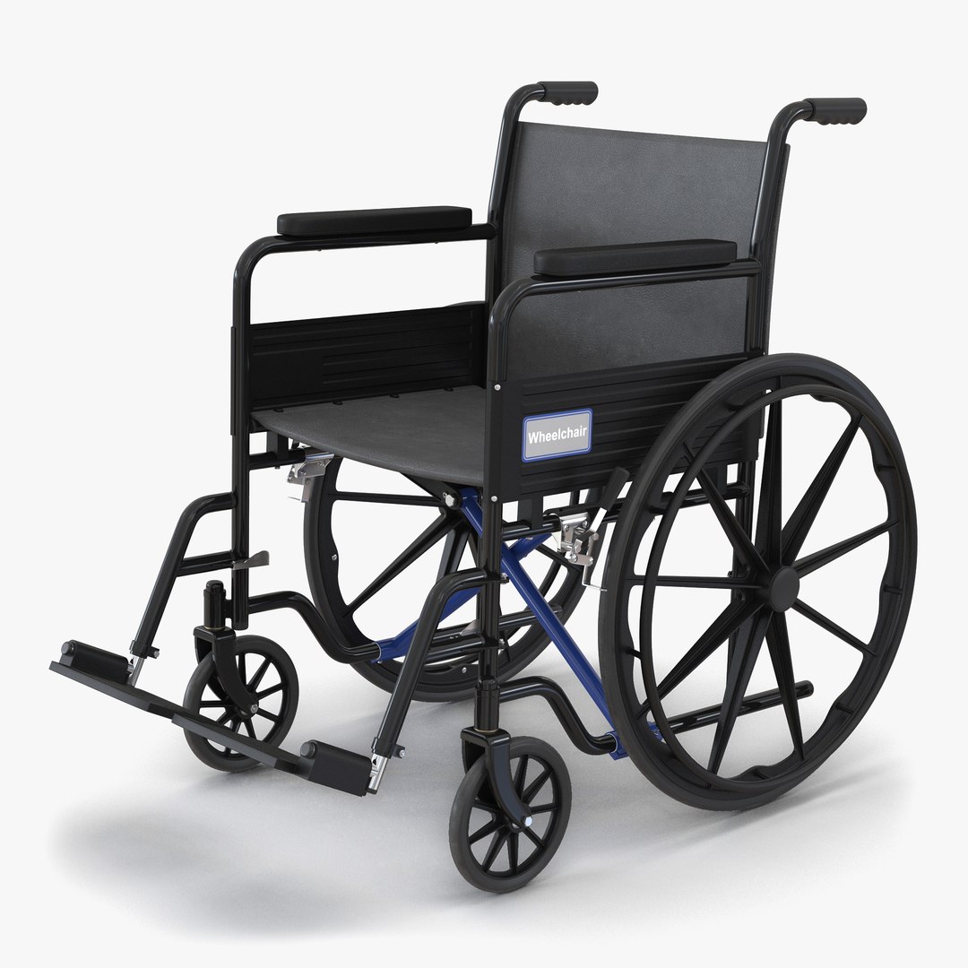 Wheelchair Generic 3D model preview