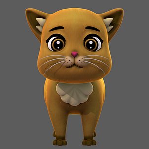 3D Cat Cartoon V05