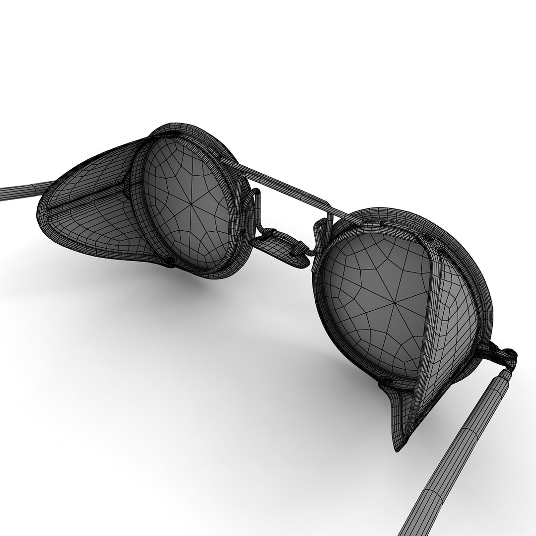 Retro Safety Glasses 3d 3ds