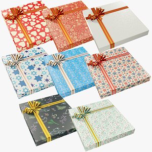 3D set gifts christmas present