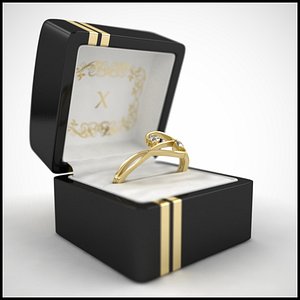 diamond ring 3d model
