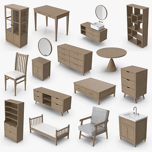 15 Furniture Models Collection