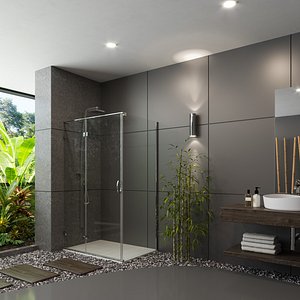 Walk-In shower enclosure, Double Wall model - RAVAK COM