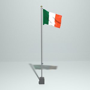 IRELAND  FLAG 3D model
