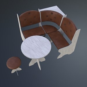 Dining Area corner Sofa05